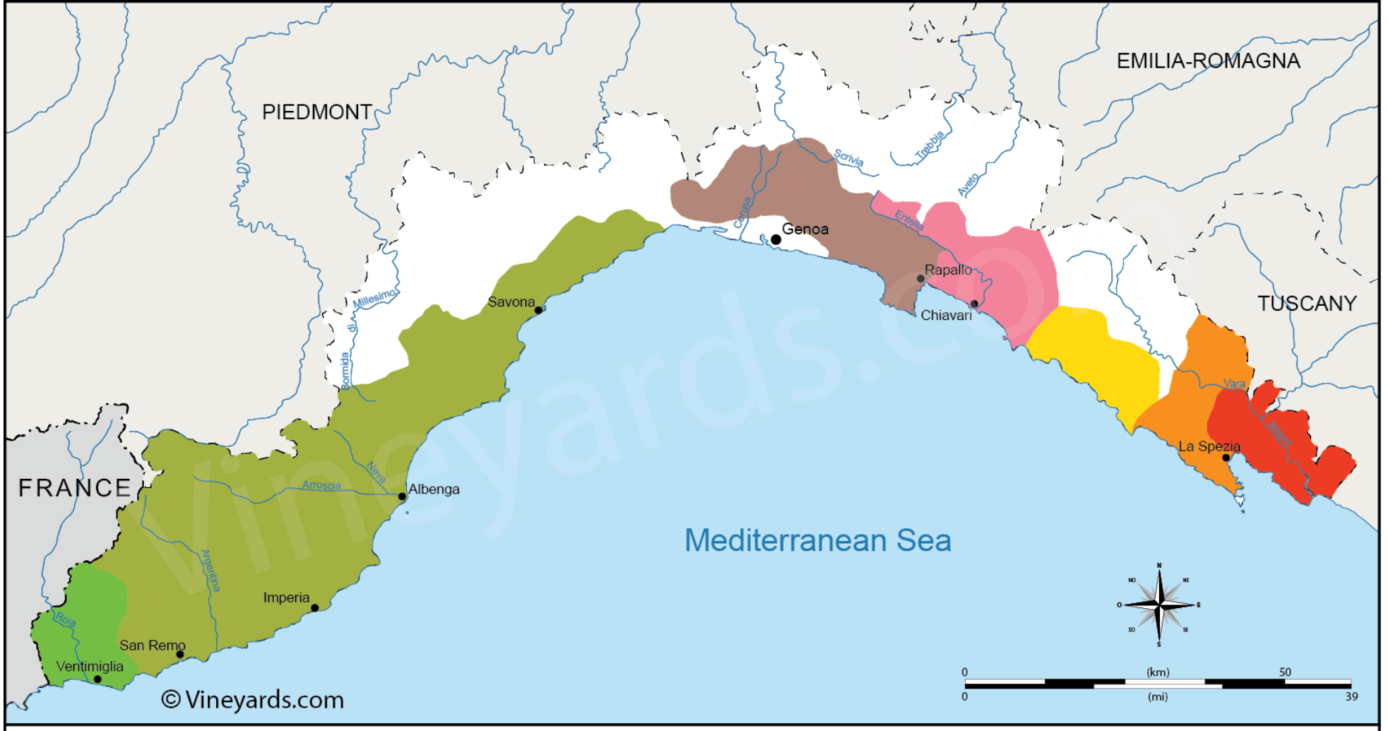 Billede fra regionen Liguria
