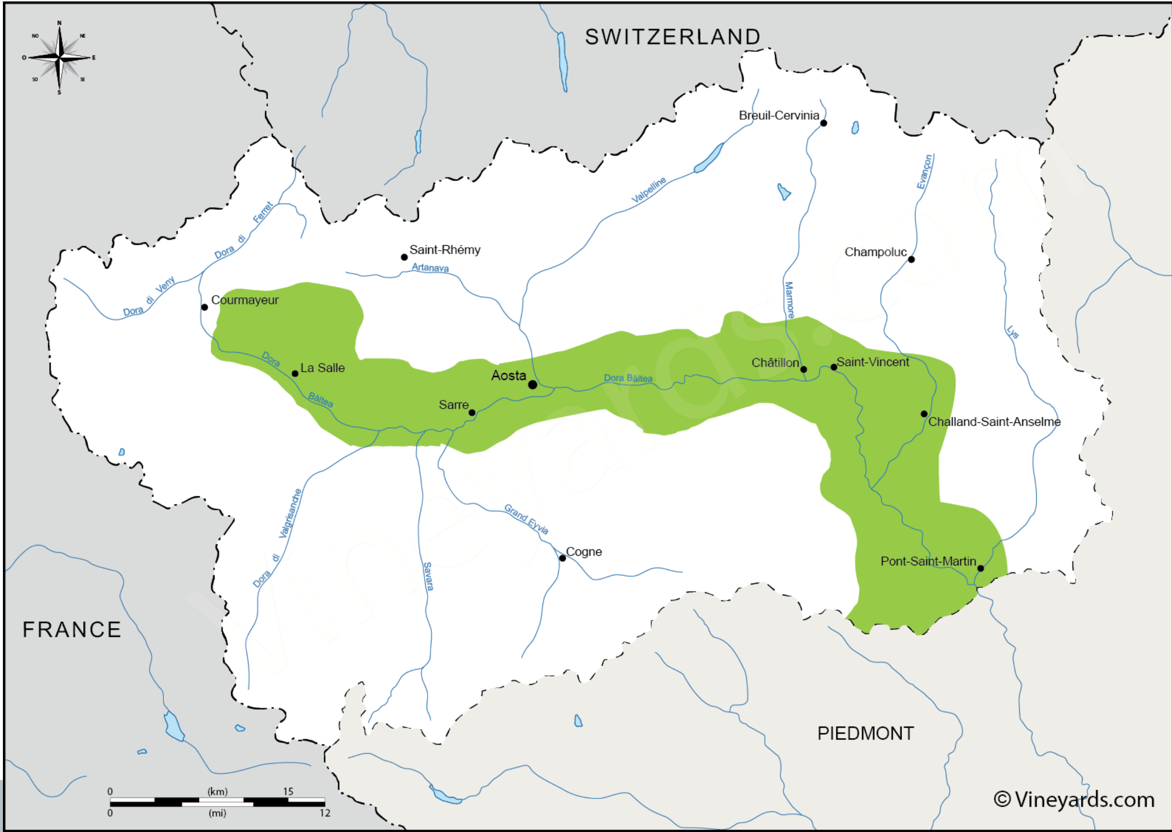 Billede fra regionen Valle d'Aosta