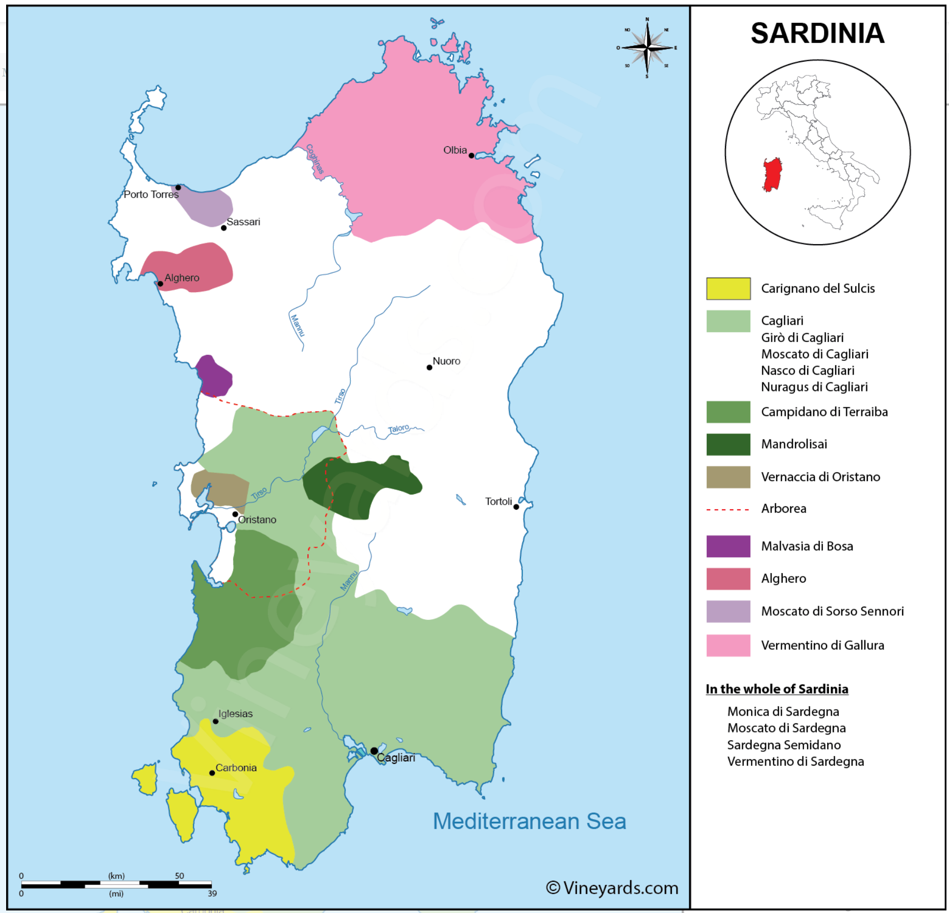 Billede fra regionen Sardinien