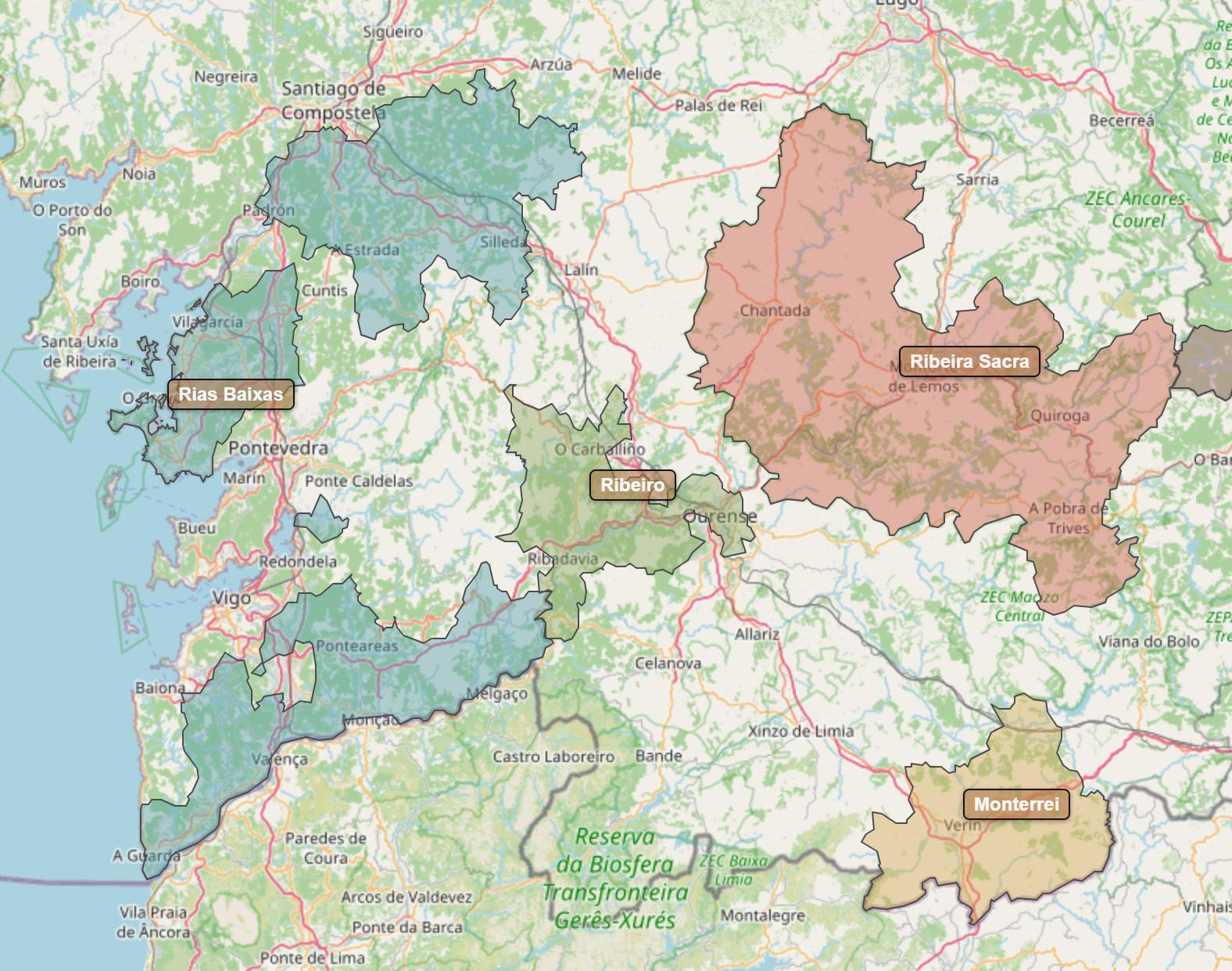 Billede fra regionen Galicia