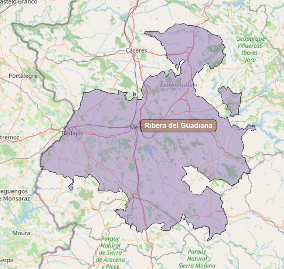 Billede fra regionen Extremadura