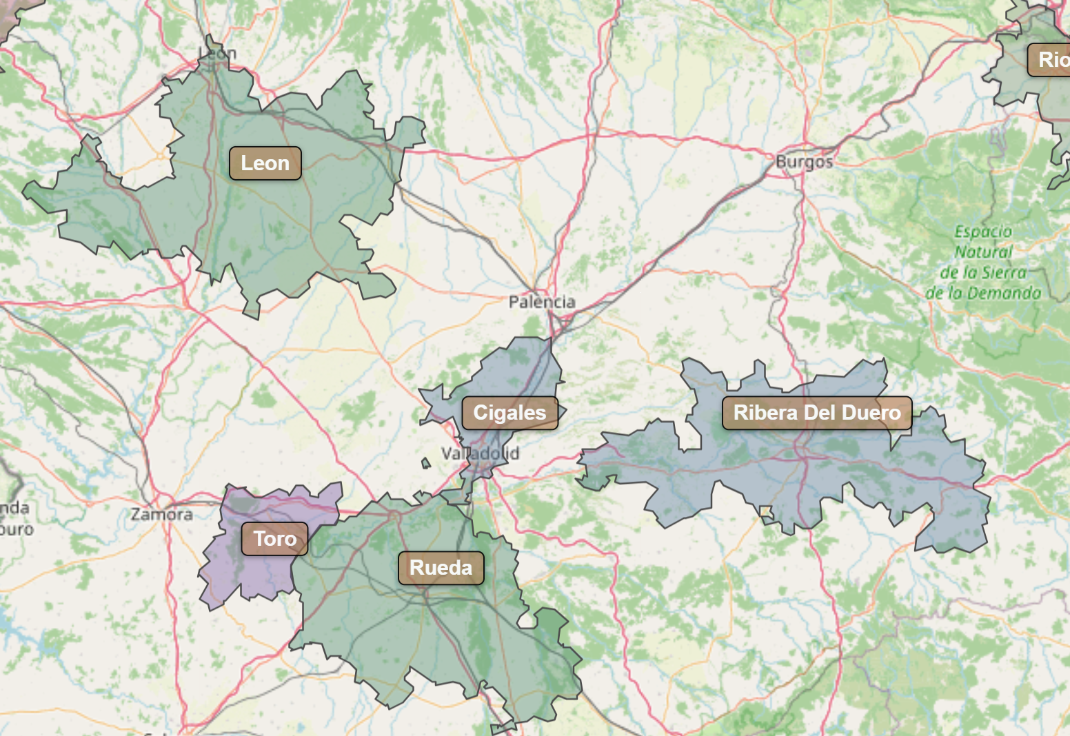 Billede fra regionen Castilla y Leon